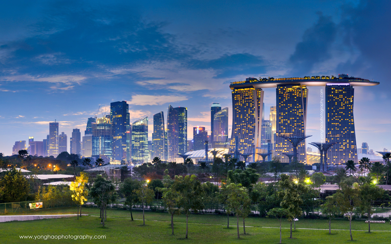 panoramic skyline