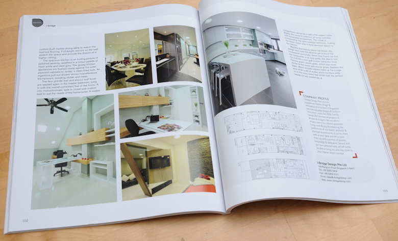 YongHao Photography featured in idealhomes magazine 2013