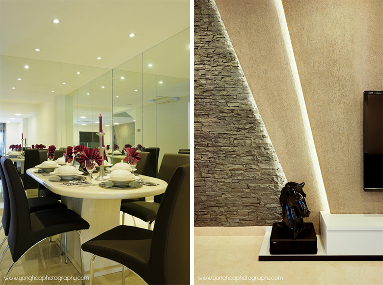Dining Living by I-Bridge Design Photo by YongHao Photography