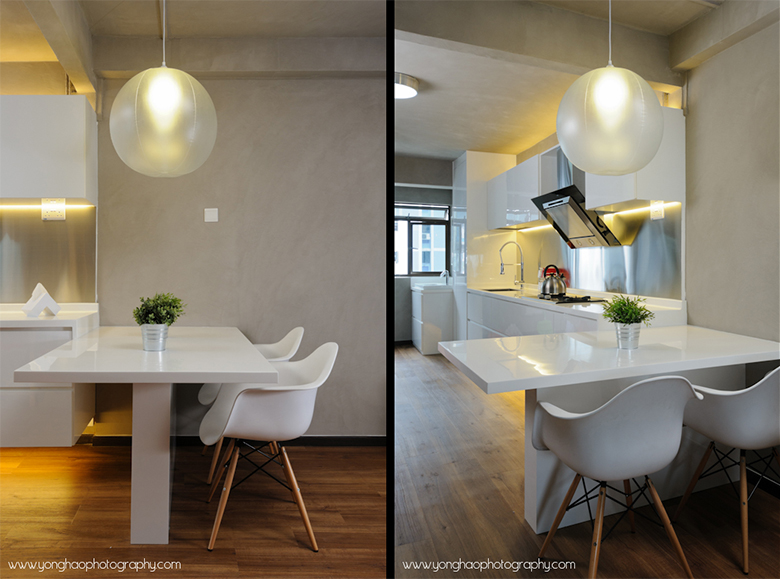 Dining Area & Kitchen by YongHao Photography