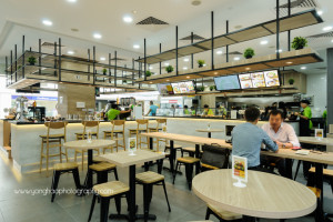 greendot, f&b, interior, photography, paya lebar square, vegetarian, restaurant, yonghao photography