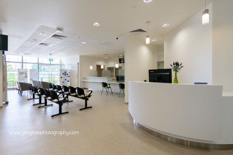 yishun community hospital, yonghao photography, interior photography, hospital photography, singapore photography, photography services