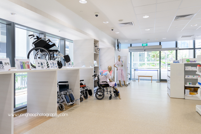 yishun community hospital, yonghao photography, interior photography, hospital photography, singapore photography, photography services