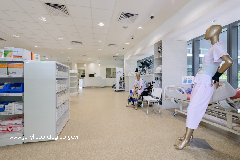 yishun community hospital, yonghao photography, interior photography, hospital photography, singapore photography, photography services